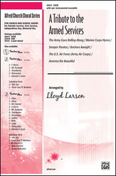 A Tribute to the Armed Services SATB choral sheet music cover